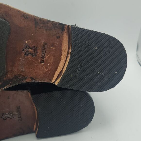 Blackstone Leather Distressed wingtip Western Boots - Picture 7 of 9